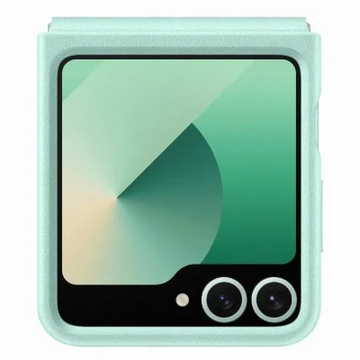 Cover Samsung Z Flip 6 Leather Case - Mint